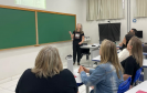 No CEEBJA de Prudentópolis/NRE Irati, a pedagoga Maria Madalena Preslak Mehl. Foto: Divulgação
