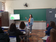 Na Escola Estadual do Campo Santa Catarina de Alexandria, em Prudentópolis/NRE Irati, a pedagoga Priscila de Ramos. Foto: Divulgaçã