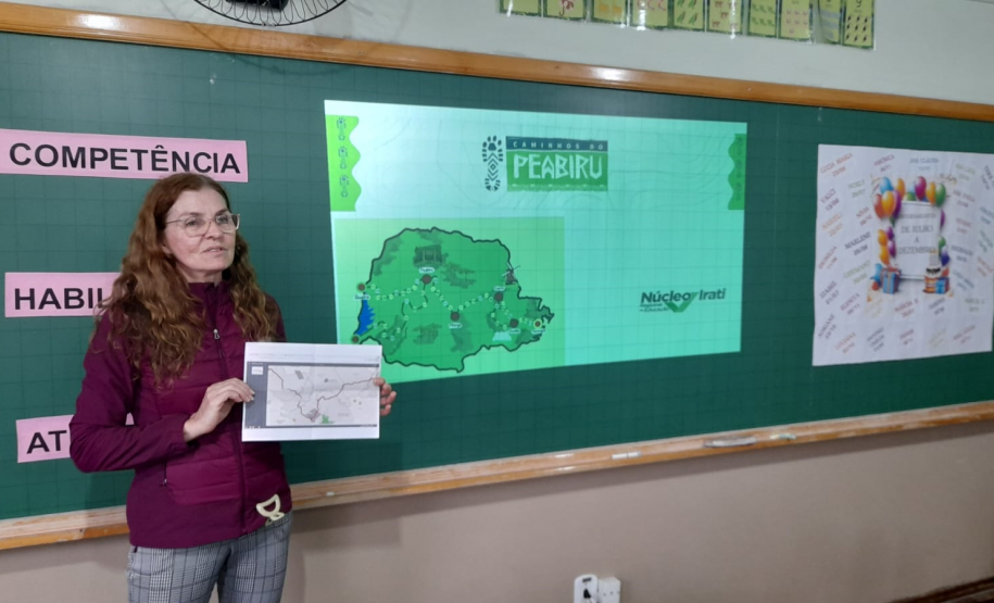 Ana Claudia Fernandes, pedagoga do Colégio Estadual Padre Cristóforo Myskiv, em Prudentópolis/NRE Irati. Foto: Divulgação