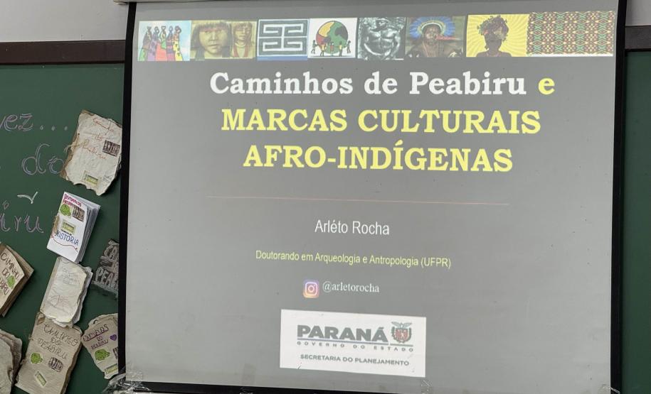 Rota Caminhos do Peabiru é apresentada a alunos de escola estadual de Fazenda Rio Grande