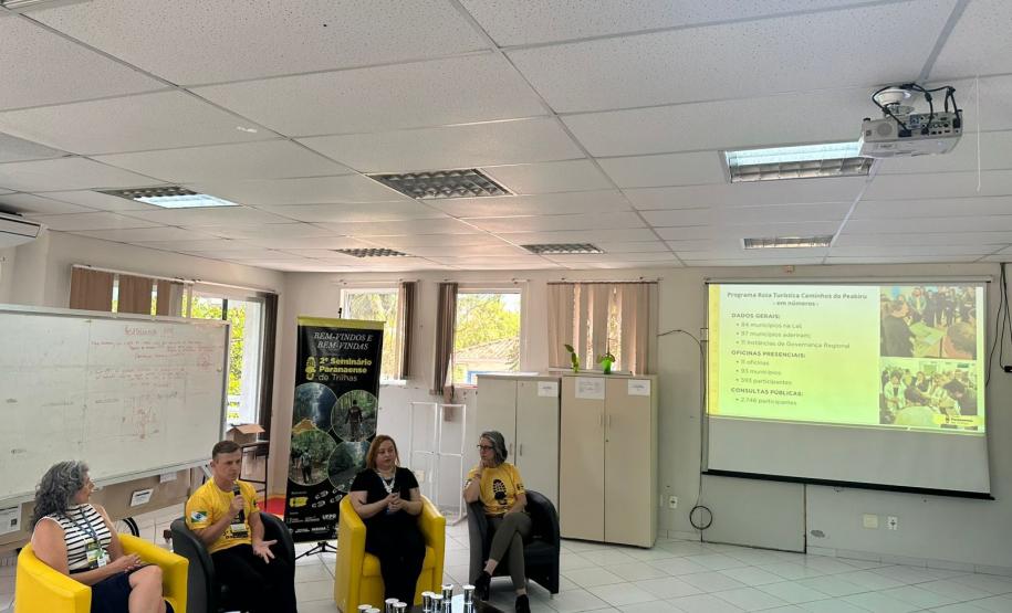 Planejamento apresenta Caminhos do Peabiru no 2° Seminário Paranaense de Trilhas
